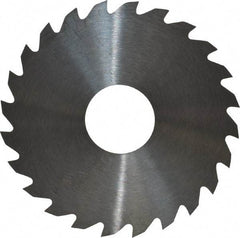 RobbJack - 1-3/4" Diam x 0.02" Blade Thickness x 1/2" Arbor Hole Diam, 24 Tooth Slitting and Slotting Saw - Arbor Connection, Right Hand, Uncoated, Solid Carbide, Concave Ground - All Tool & Supply