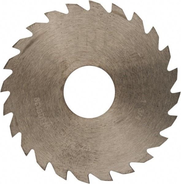 RobbJack - 1-3/4" Diam x 0.023" Blade Thickness x 1/2" Arbor Hole Diam, 24 Tooth Slitting and Slotting Saw - Arbor Connection, Right Hand, Uncoated, Solid Carbide, Concave Ground - All Tool & Supply