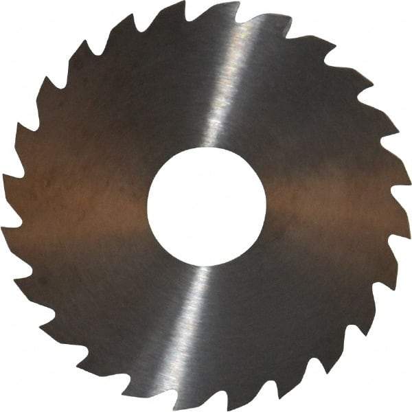 RobbJack - 1-3/4" Diam x 0.0312" Blade Thickness x 1/2" Arbor Hole Diam, 24 Tooth Slitting and Slotting Saw - Arbor Connection, Right Hand, Uncoated, Solid Carbide, Concave Ground - All Tool & Supply