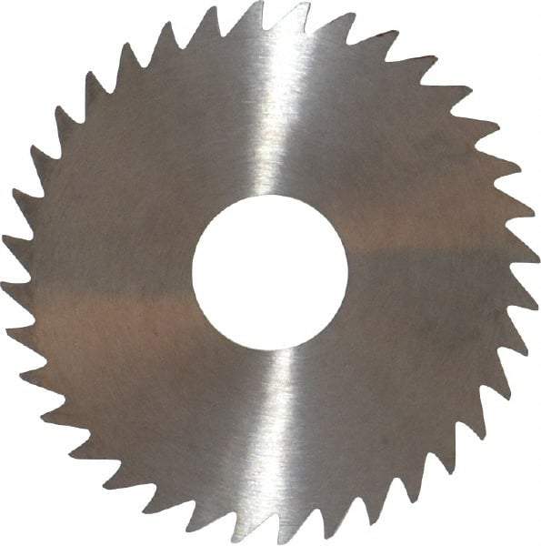 RobbJack - 1-3/4" Diam x 0.0468" Blade Thickness x 1/2" Arbor Hole Diam, 36 Tooth Slitting and Slotting Saw - Arbor Connection, Right Hand, Uncoated, Solid Carbide, Concave Ground - All Tool & Supply