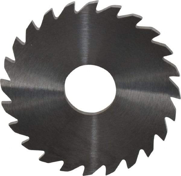 RobbJack - 1-3/4" Diam x 0.0937" Blade Thickness x 1/2" Arbor Hole Diam, 24 Tooth Slitting and Slotting Saw - Arbor Connection, Right Hand, Uncoated, Solid Carbide, Concave Ground - All Tool & Supply