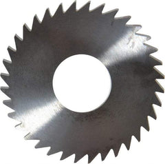 RobbJack - 1-3/4" Diam x 0.0937" Blade Thickness x 5/8" Arbor Hole Diam, 36 Tooth Slitting and Slotting Saw - Arbor Connection, Right Hand, Uncoated, Solid Carbide, Concave Ground - All Tool & Supply