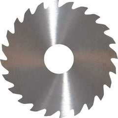 RobbJack - 2" Diam x 0.04" Blade Thickness x 1/2" Arbor Hole Diam, 24 Tooth Slitting and Slotting Saw - Arbor Connection, Right Hand, Uncoated, Solid Carbide, Concave Ground - All Tool & Supply