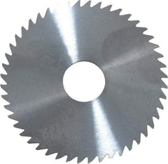 RobbJack - 2" Diam x 0.0468" Blade Thickness x 1/2" Arbor Hole Diam, 48 Tooth Slitting and Slotting Saw - Arbor Connection, Right Hand, Uncoated, Solid Carbide, Concave Ground - All Tool & Supply