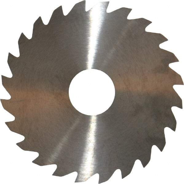 RobbJack - 2" Diam x 0.051" Blade Thickness x 1/2" Arbor Hole Diam, 24 Tooth Slitting and Slotting Saw - Arbor Connection, Right Hand, Uncoated, Solid Carbide, Concave Ground - All Tool & Supply