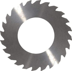 RobbJack - 2" Diam x 1/16" Blade Thickness x 1" Arbor Hole Diam, 24 Tooth Slitting and Slotting Saw - Arbor Connection, Right Hand, Uncoated, Solid Carbide, Concave Ground - All Tool & Supply