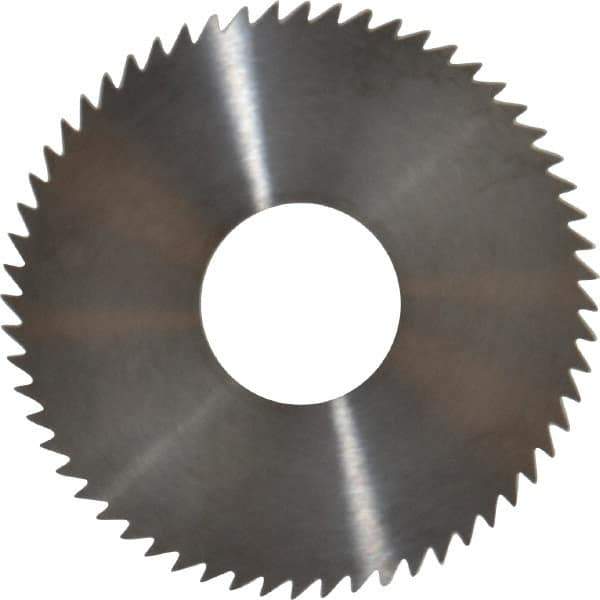 RobbJack - 3" Diam x 0.0156" Blade Thickness x 1" Arbor Hole Diam, 60 Tooth Slitting and Slotting Saw - Arbor Connection, Right Hand, Uncoated, Solid Carbide, Concave Ground - All Tool & Supply