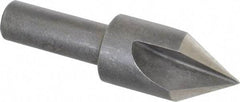 Keo - 5/8" Head Diam, 3/8" Shank Diam, 3 Flute 60° High Speed Steel Countersink - Bright Finish, 2-1/4" OAL, Single End, Straight Shank, Right Hand Cut - All Tool & Supply