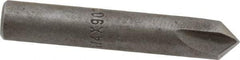 Keo - 1/4" Head Diam, 1/4" Shank Diam, 3 Flute 90° High Speed Steel Countersink - Bright Finish, 1-1/2" OAL, Single End, Straight Shank, Right Hand Cut - All Tool & Supply