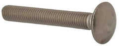 Value Collection - M10x1.5 70mm Length Under Head, Standard Square Neck, Carriage Bolt - Austenitic Grade A2 Stainless Steel, - All Tool & Supply