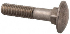 Value Collection - M12x1.75 60mm Length Under Head, Standard Square Neck, Carriage Bolt - Austenitic Grade A2 Stainless Steel, - All Tool & Supply