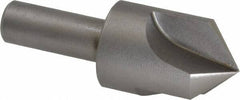 Keo - 1" Head Diam, 1/2" Shank Diam, 3 Flute 100° High Speed Steel Countersink - Bright Finish, 2-3/4" OAL, Single End, Straight Shank, Right Hand Cut - All Tool & Supply