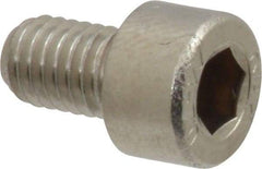 Value Collection - M5x0.80 Metric Coarse Hex Socket Drive, Socket Cap Screw - Grade 316 & Austenitic A4 Stainless Steel, Uncoated, Fully Threaded, 8mm Length Under Head - All Tool & Supply