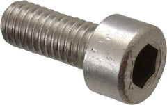 Value Collection - M5x0.80 Metric Coarse Hex Socket Drive, Socket Cap Screw - Grade 316 & Austenitic A4 Stainless Steel, Uncoated, Fully Threaded, 12mm Length Under Head - All Tool & Supply