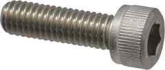 Value Collection - M6x1.00 Metric Coarse Hex Socket Drive, Socket Cap Screw - Grade 316 & Austenitic A4 Stainless Steel, Uncoated, Partially Threaded, 45mm Length Under Head - All Tool & Supply