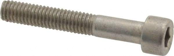 Value Collection - M6x1.00 Metric Coarse Hex Socket Drive, Socket Cap Screw - Grade 316 & Austenitic A4 Stainless Steel, Uncoated, Partially Threaded, 40mm Length Under Head - All Tool & Supply