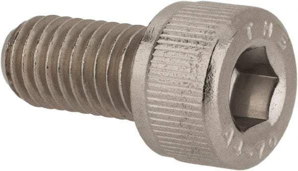 Value Collection - M8x1.25 Metric Coarse Hex Socket Drive, Socket Cap Screw - Grade 316 & Austenitic A4 Stainless Steel, Uncoated, Fully Threaded, 16mm Length Under Head - All Tool & Supply