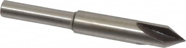 Interstate - 1/4" Head Diam, 3/16" Shank Diam, 3 Flute 60° High Speed Steel Countersink - All Tool & Supply