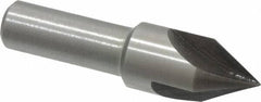 Interstate - 1/2" Head Diam, 3/8" Shank Diam, 3 Flute 60° High Speed Steel Countersink - All Tool & Supply