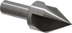 Interstate - 1" Head Diam, 1/2" Shank Diam, 3 Flute 60° High Speed Steel Countersink - All Tool & Supply