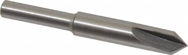 Interstate - 1/4" Head Diam, 3/16" Shank Diam, 3 Flute 82° High Speed Steel Countersink - All Tool & Supply