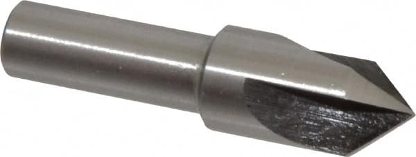 Interstate - 1/2" Head Diam, 3/8" Shank Diam, 3 Flute 82° High Speed Steel Countersink - All Tool & Supply