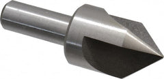 Interstate - 1" Head Diam, 1/2" Shank Diam, 3 Flute 82° High Speed Steel Countersink - All Tool & Supply