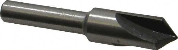 Interstate - 3/8" Head Diam, 1/4" Shank Diam, 3 Flute 90° High Speed Steel Countersink - All Tool & Supply