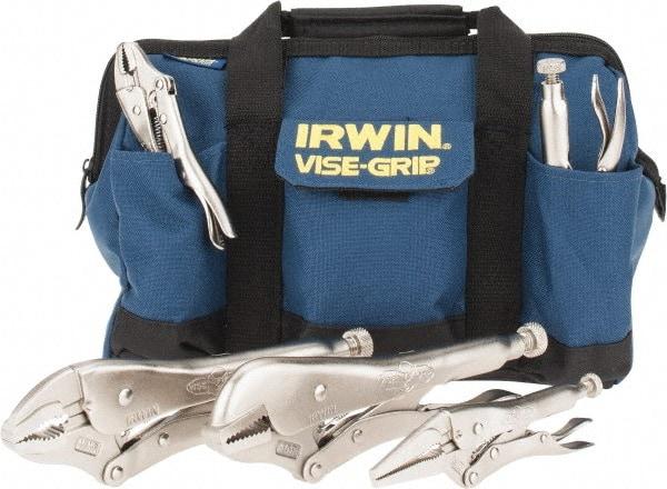 Irwin - 5 Piece Locking Plier Set - Comes in Kit Bag - All Tool & Supply