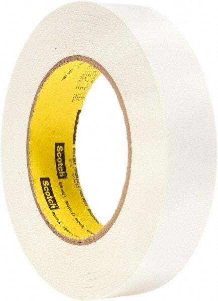 3M - 1" Wide x 60 Yd Long White Paper Masking Tape - Series 256, 6.7 mil Thick, 20 In/Lb Tensile Strength - All Tool & Supply