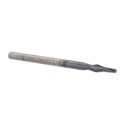 Accupro - #6-32 UNC, 0.085" Cutting Diam, 2 Flute, Solid Carbide Helical Flute Thread Mill - Internal Thread, 7/32" LOC, 2" OAL, 1/8" Shank Diam - All Tool & Supply