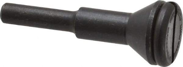 Value Collection - 3/8" Hole, Screw Lock Wheel & Disc Mandrel - 2" OAL, 1/4" Max Wheel Width, 1/4" Shank Diam - All Tool & Supply