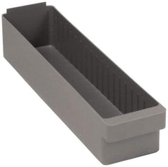 Quantum Storage - 23-7/8" Deep, Red High-Impact Polystyrene Drawer Bin - 4-5/8" High x 5-9/16" Wide x 23-7/8" Long - All Tool & Supply