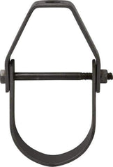 Empire - 2-1/2" Pipe, 1/2" Rod, Carbon Steel Adjustable Clevis Hanger - Black - All Tool & Supply