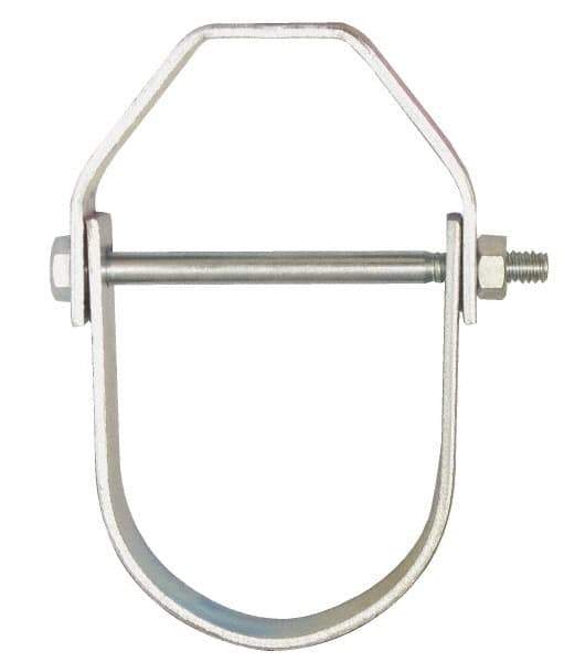 Empire - 2-1/2" Pipe, 1/2" Rod, Carbon Steel Adjustable Clevis Hanger - Electro Galvanized - All Tool & Supply