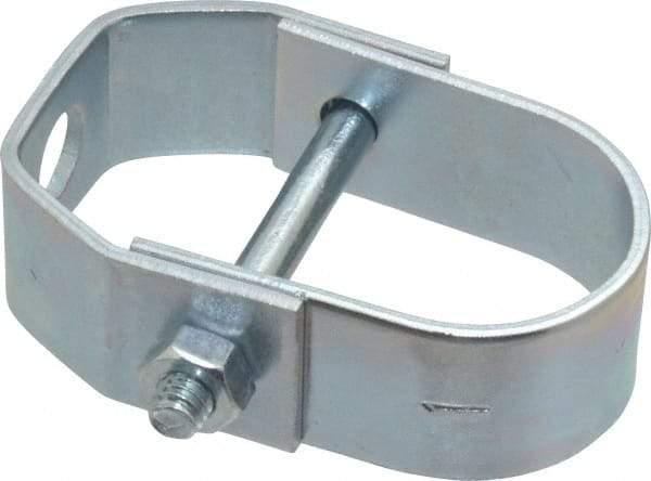 Empire - 1" Pipe, 3/8" Rod, Carbon Steel Adjustable Clevis Hanger - Electro Galvanized - All Tool & Supply