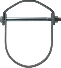 Empire - 5" Pipe, 5/8" Rod, Carbon Steel Adjustable Clevis Hanger - Electro Galvanized - All Tool & Supply