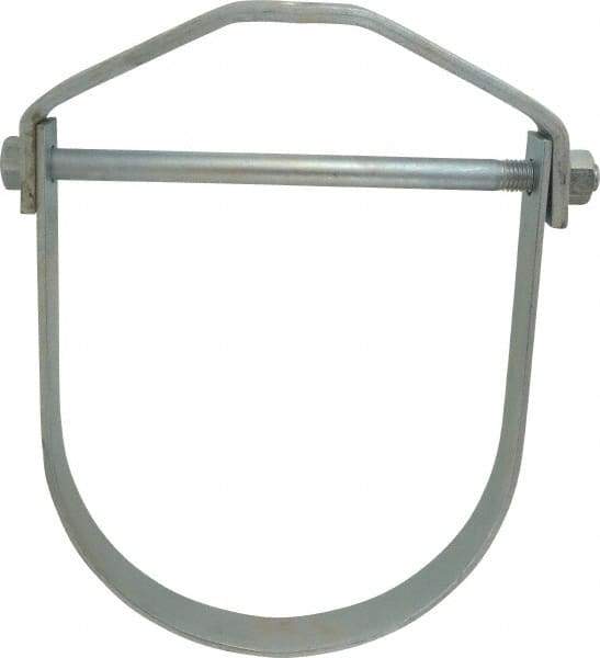 Empire - 10" Pipe, 7/8" Rod, Carbon Steel Adjustable Clevis Hanger - Electro Galvanized - All Tool & Supply