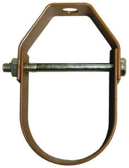 Empire - 1-1/2" Pipe, 3/8" Rod, Carbon Steel Adjustable Clevis Hanger - Copper Plated - All Tool & Supply