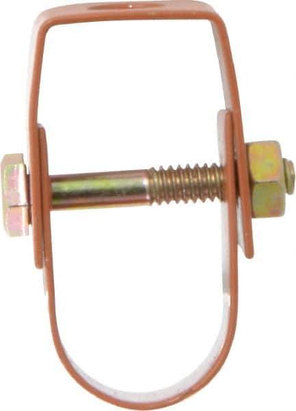 Empire - 3/4" Pipe, 3/8" Rod, Carbon Steel Adjustable Clevis Hanger - Copper Plated - All Tool & Supply