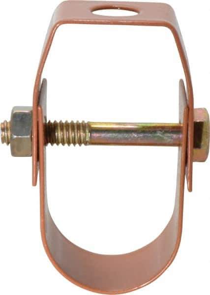 Empire - 1" Pipe, 3/8" Rod, Carbon Steel Adjustable Clevis Hanger - Copper Plated - All Tool & Supply