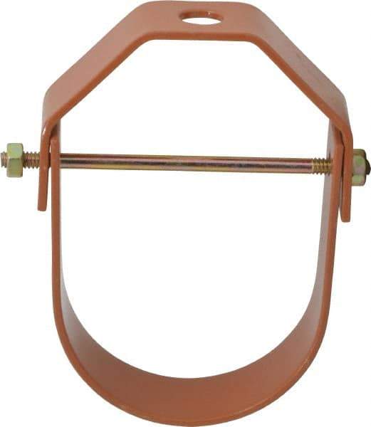 Empire - 3" Pipe, 1/2" Rod, Carbon Steel Adjustable Clevis Hanger - Copper Plated - All Tool & Supply