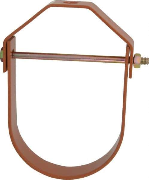 Empire - 4" Pipe, 5/8" Rod, Carbon Steel Adjustable Clevis Hanger - Copper Plated - All Tool & Supply