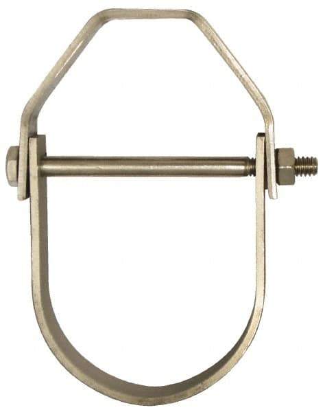 Empire - 2-1/2" Pipe, 1/2" Rod, Grade 304 Stainless Steel Adjustable Clevis Hanger - All Tool & Supply