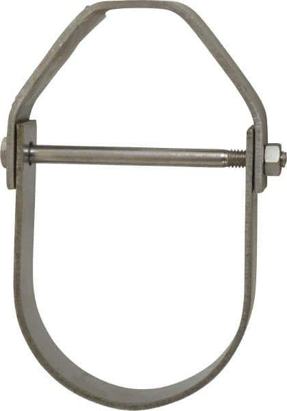 Empire - 3" Pipe, 1/2" Rod, Grade 304 Stainless Steel Adjustable Clevis Hanger - All Tool & Supply