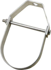 Empire - 4" Pipe, 5/8" Rod, Grade 304 Stainless Steel Adjustable Clevis Hanger - All Tool & Supply