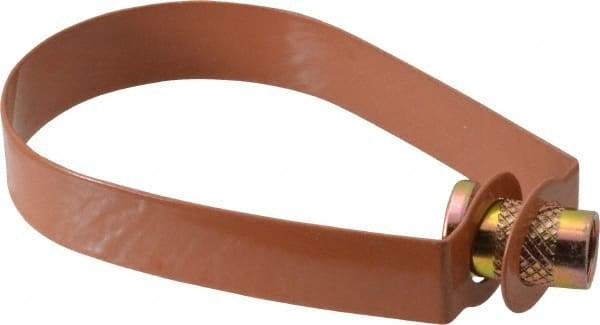 Empire - 2" Pipe, 3/8" Rod, Carbon Steel Emlok Swivel Ring Hanger - Copper Plated, 600 Lb Capacity - All Tool & Supply