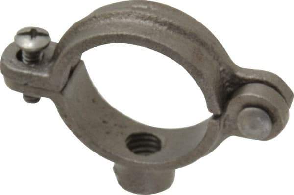 Empire - 1" Pipe, 3/8" Rod, Malleable Iron Split Ring Hanger - Black, 180 Lb Capacity - All Tool & Supply