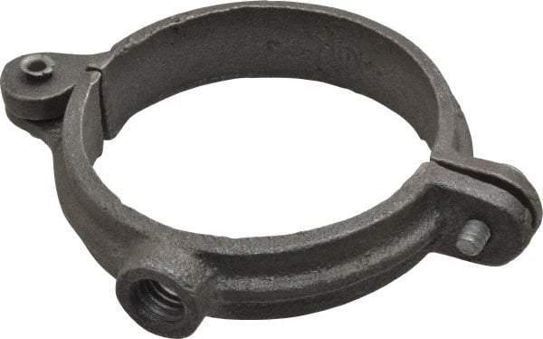 Empire - 2" Pipe, 3/8" Rod, Malleable Iron Split Ring Hanger - Black, 180 Lb Capacity - All Tool & Supply