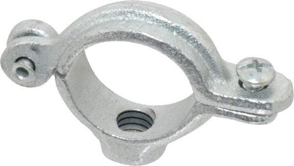 Empire - 3/4" Pipe, 3/8" Rod, Malleable Iron Split Ring Hanger - Electro Galvanized, 180 Lb Capacity - All Tool & Supply